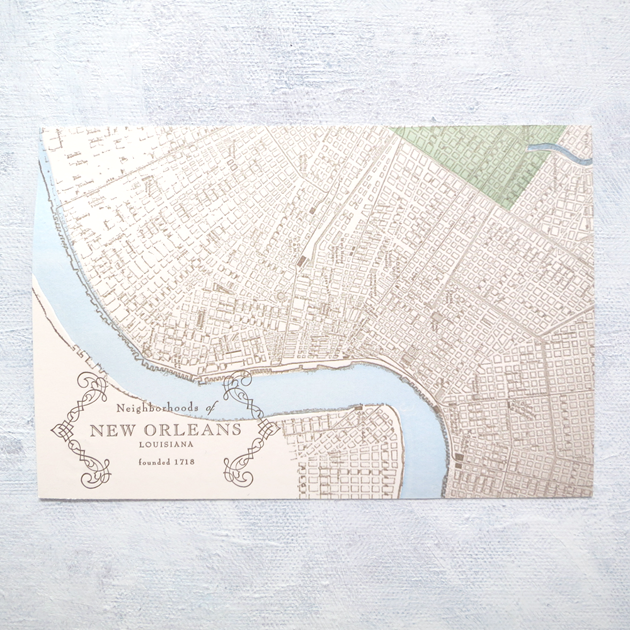 Nola Neighborhood postcard - Mid City